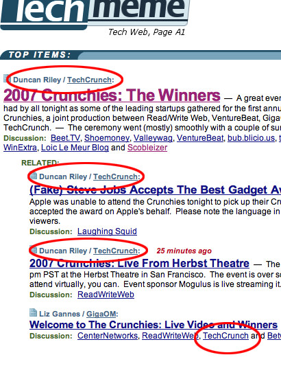 Techmeme screenshot