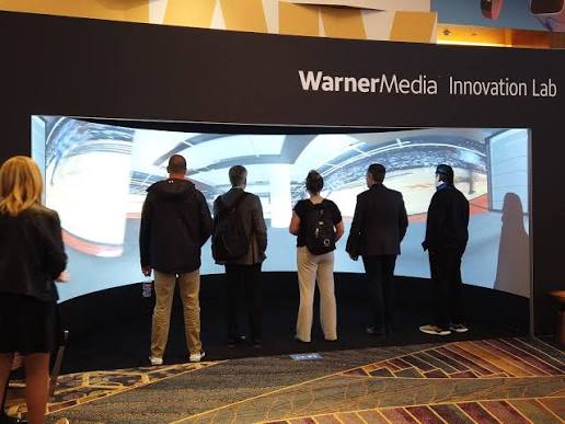 WarnerMedia Innovation Lab immersive video installation